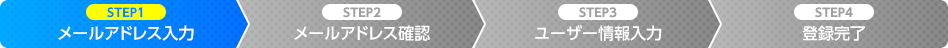 Step.1　メールアドレス入力
