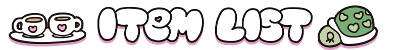ITEM LIST